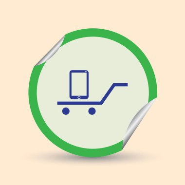 Telefon simge vektör. Web tasarım stili