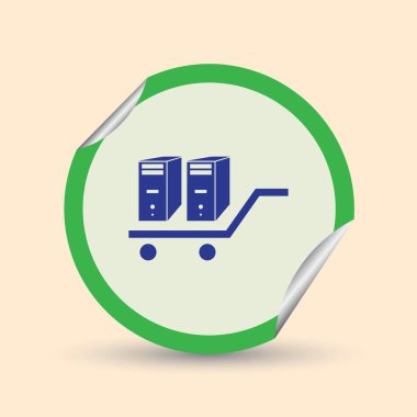 Bilgisayar kutsal kişilerin resmi. Web tasarım stili