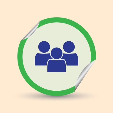 insanlar web vektör simgesi.