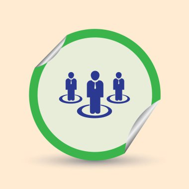 insanlar web vektör simgesi.