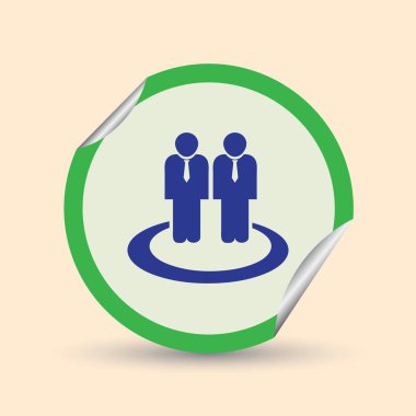 insanlar web vektör simgesi.