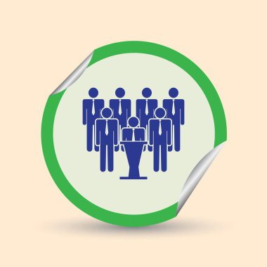 insanlar web vektör simgesi.