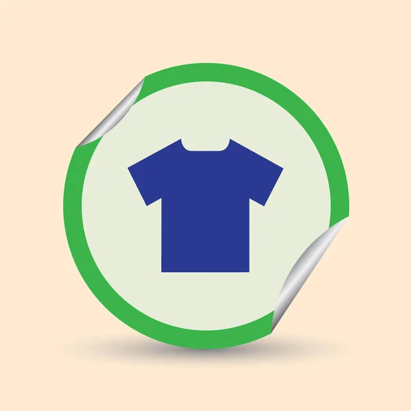 Ikona t-shirt. styl projektowania sieci Web — Wektor stockowy