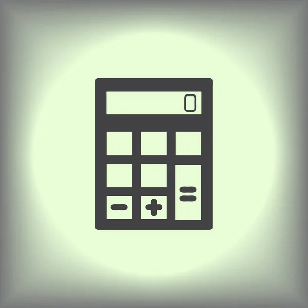 Calculator Icon. Web vector style. — Stock Vector