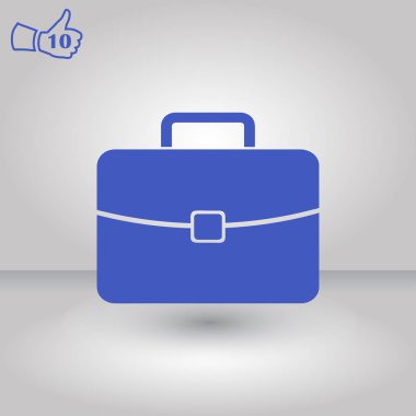 Bagaj simgesi. Web vektör stili.