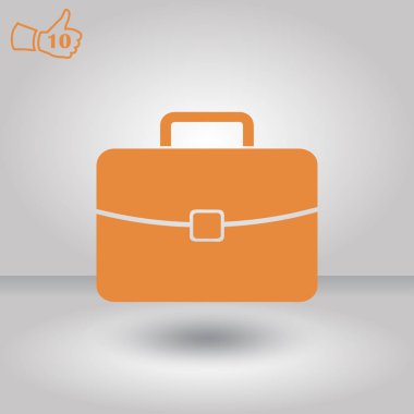 Bagaj simgesi. Web vektör stili.