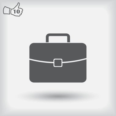 Bagaj simgesi. Web vektör stili.