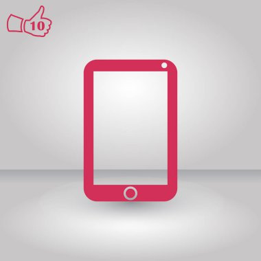 vektör akıllı telefon. Web vektör stili.