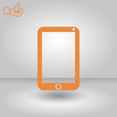 vektör akıllı telefon. Web vektör stili.