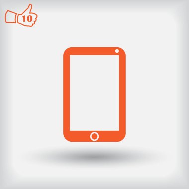 vektör akıllı telefon. Web vektör stili.