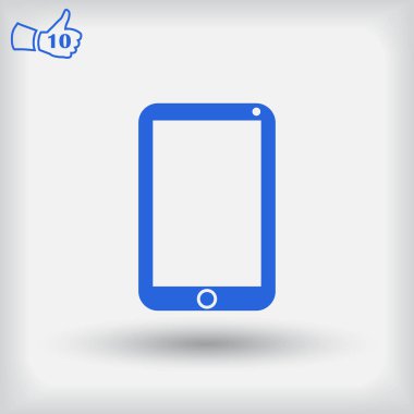 vektör akıllı telefon. Web vektör stili.