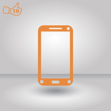 vektör akıllı telefon. Web vektör stili.