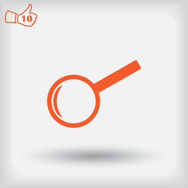 vektör Büyüteç. Web vektör stili.