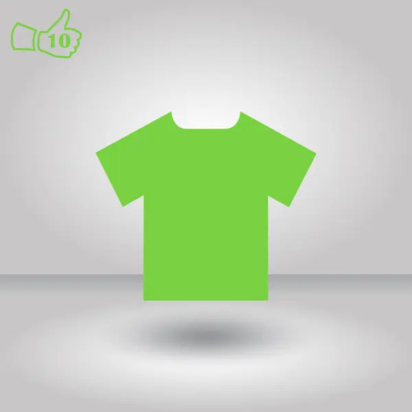 T-shirt Icon Vector. Stile vettoriale web . — Vettoriale Stock