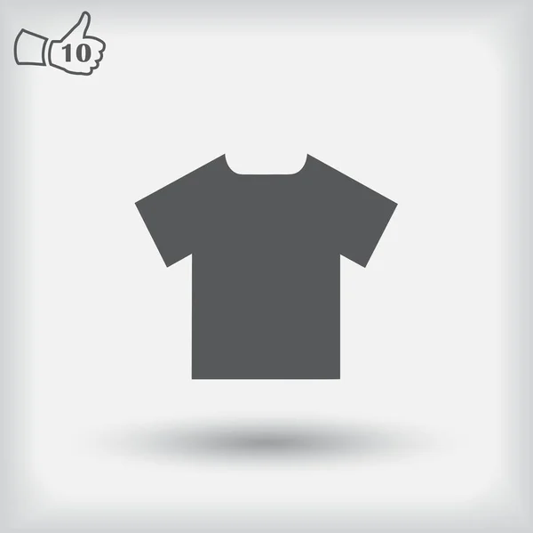 T-shirt Icon Vector. Web vector style. — Stock Vector