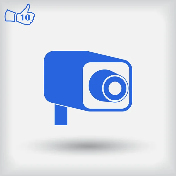 Διάνυσμα εικονίδιο της βιντεοκάμερας. Διάνυσμα στυλ Web. — Διανυσματικό Αρχείο
