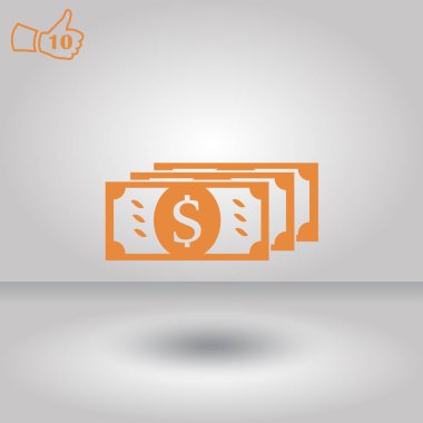 Vektör para web simgesi