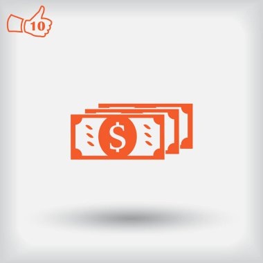 Vektör para web simgesi