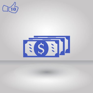 Vektör para web simgesi