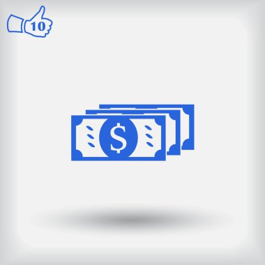 Vektör para web simgesi