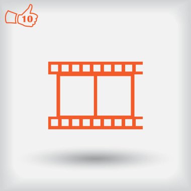 video simgesi, vektör illüstrasyonu