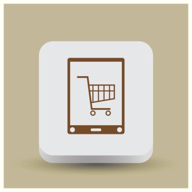 vektör akıllı telefon. Web vektör stili.