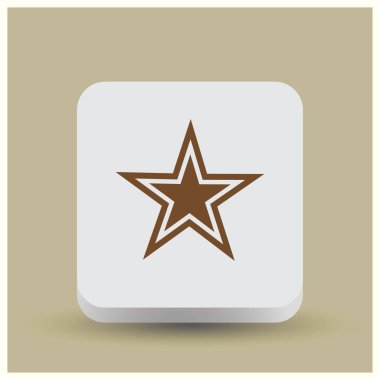 Pullar, afiş için kullanılan yıldız dokulu. Simge.