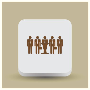 insanlar vektör web simgesi