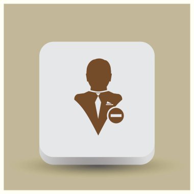 ilgili kişi web simge Sil