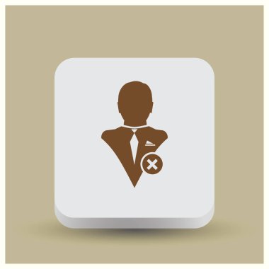 ilgili kişi web simge Sil