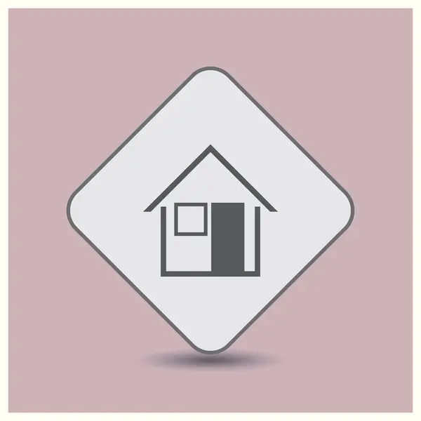 House Icon. Web vector style. — Stock Vector