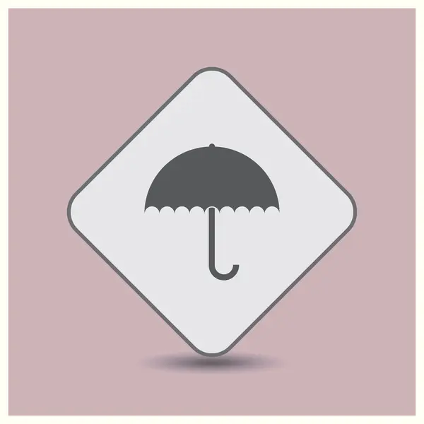 Icono de paraguas. Estilo de vector web . — Vector de stock