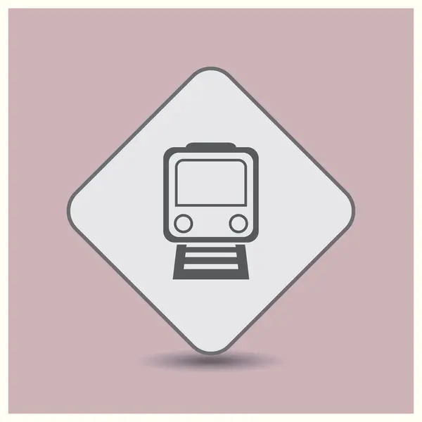 Train icon. web design style. — Stock Vector