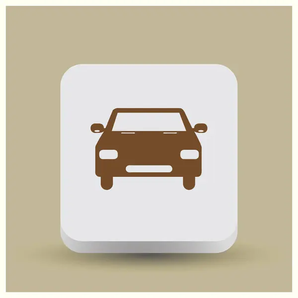 Auto web icon vector — Stockvector