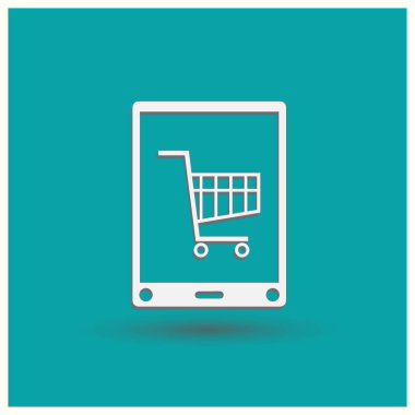 vektör akıllı telefon. Web vektör stili.