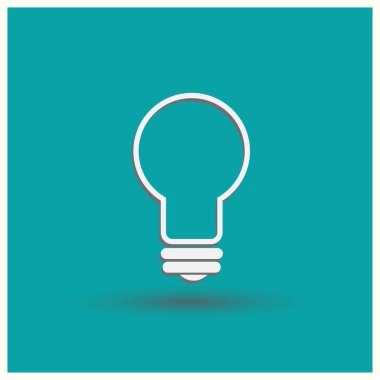 Ampul hattı simgesi vektörü.