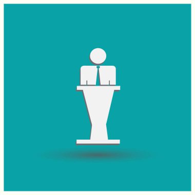 Vektör tribün hoparlör simgesini