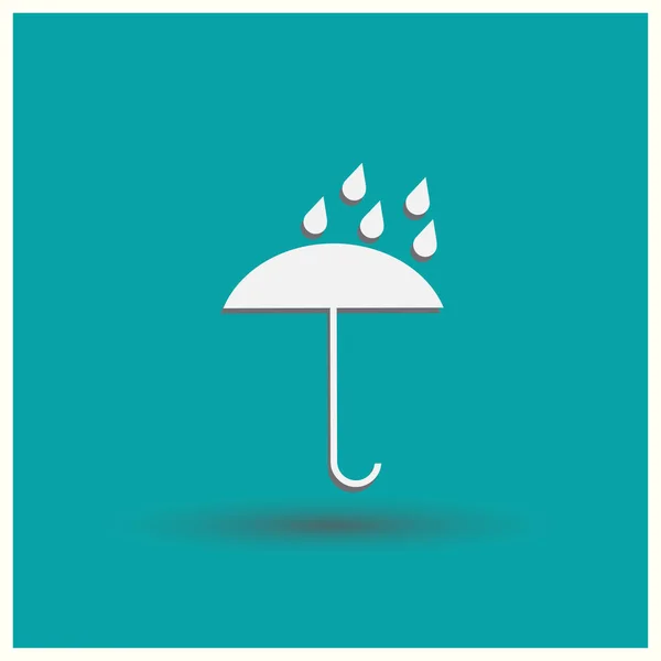 Ícone de guarda-chuva. Estilo vetorial web . —  Vetores de Stock