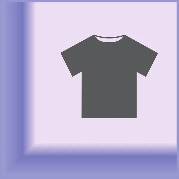 T-shirt simgesi web vektör. — Stok Vektör