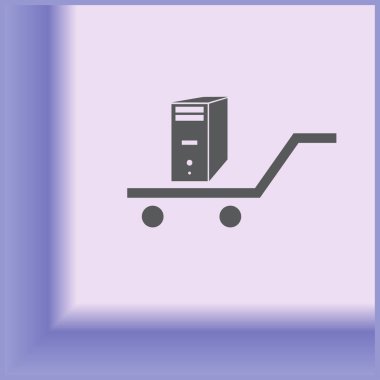 bilgisayar vektör web simgesi