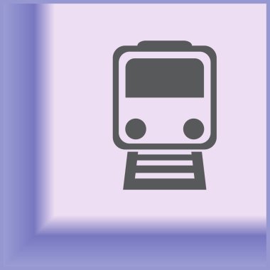 Tren simgesi. vektör tasarımı
