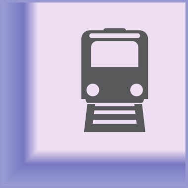 Tren simgesi. vektör tasarımı