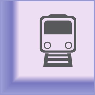 Tren simgesi. vektör tasarımı