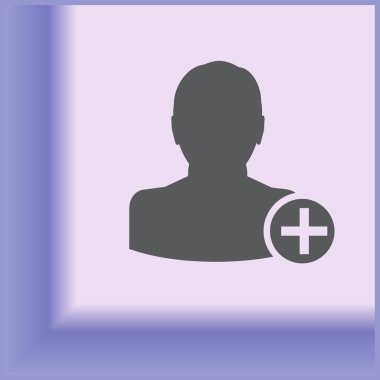 Kullanıcı işareti simgesi ekleyin. Arkadaş simge ekle