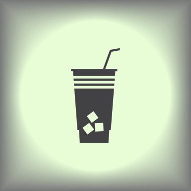 Kahve fincanı vektör düz simgesi. Çay bardağı. Kahve fincanı simge görüntüsü.