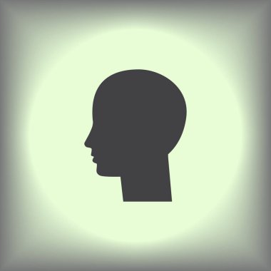 Kafa vektör web simgesi