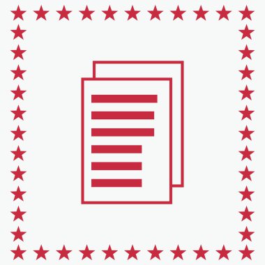 Kontrol listesi simgesi. Ağ simgelerinden biri