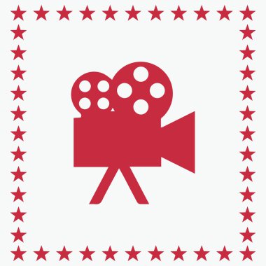 video simgesi, vektör illüstrasyonu