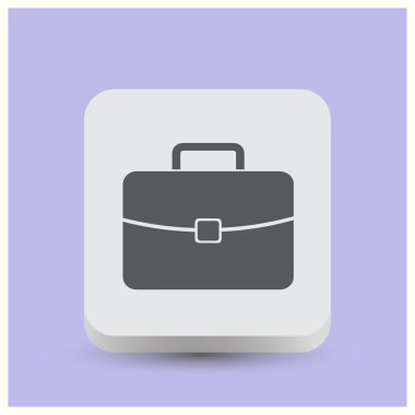 Bagaj simgesi. Web vektör stili.