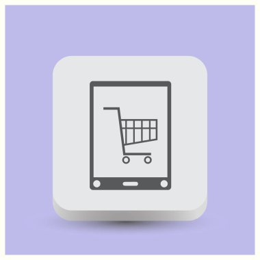 vektör akıllı telefon. Web vektör stili.